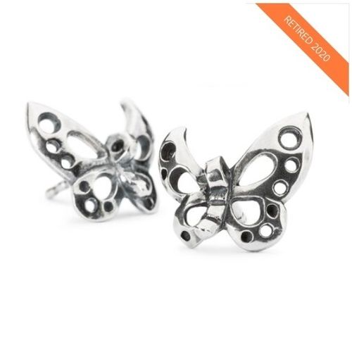 Trollbeads earrings TAGEA-00086 Dancing Butterfly