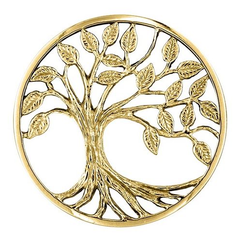 My imenso Insignia 33mm 33-1363 3D-Cover "Tree of Life" (925/Gold-pl.)
