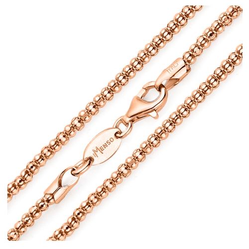 My imenso Kette 27-0025 80 cm "Bead" Rosegold-plated