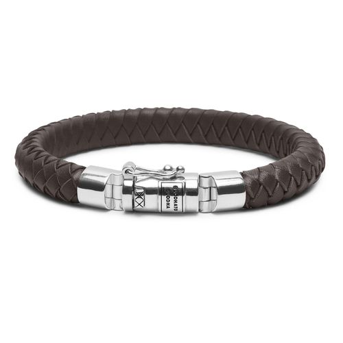 Buddha to Buddha Leather Bracelet "BEN S" Brown 180BR