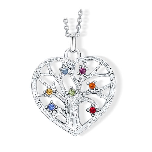 CrystALP necklace Tree of Life Heart 30093.MLT.R (23mm)