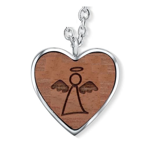 CrystALP necklace Wooden Angel 30418.W2.E.47
