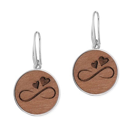 CrystALP earrings Wooden Infinity 40436.W2.E.46