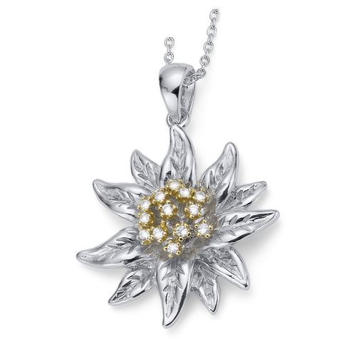 CrystALP EXCLUSIVE necklace Edelweiss 30551.S 925er Silber M