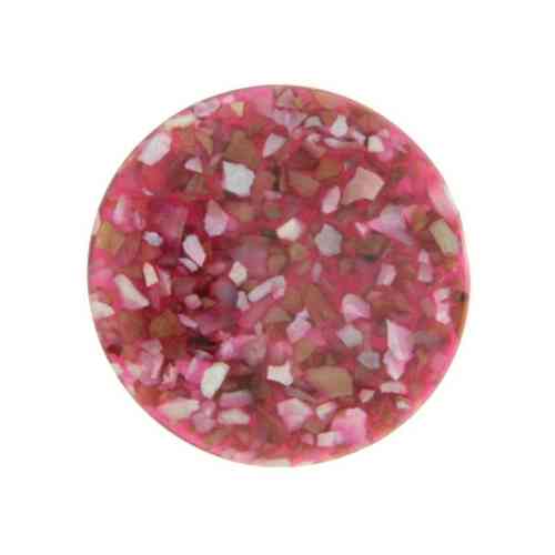 My imenso Insignia 24mm 24-0859 "dark pink in resin" Crushed Shell