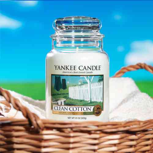 Yankee Candle "Clean Cotton" Large 1010728E