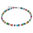 Coeur de Lion Collier 4728/10/1500 Geo Cube Swarovski® Kristalle, Tigerauge und Hämatit multicolor