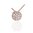 Sif Jakobs Silver Nacklace Pendant Sacile SJ-P2071-CZ-RG 45cm