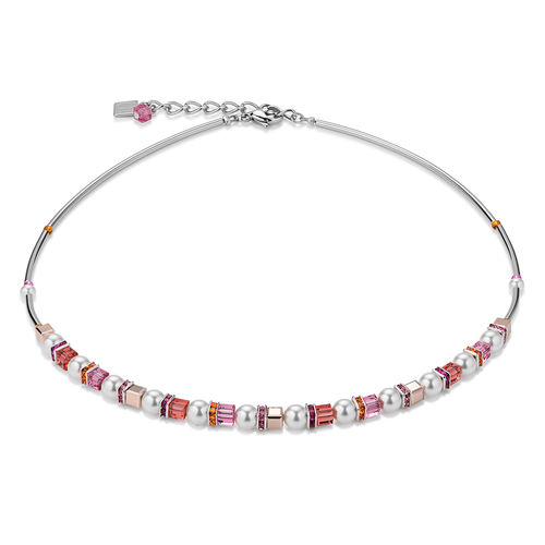 Coeur de Lion Collier 4815/10/0400 Swarovski® Kristall & Crystal Pearls frontline pink