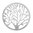Insignia 33mm 33-0479 Polished Cover "Tree of Life" (925/RHOD-PLATED)