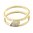 My imenso 925 Sterling Silber Ring 28-065 (925/Gold-pl.)