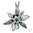 CrystALP necklace 42+5cm Edelweiss Pendant 3150.MGR.MG (23mm)