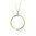 Sif Jakobs Silver Nacklace Pendant Itri SJ-P0017-CZ-YG2