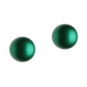 Apero Ohrstecker Perle 3.20.gr 7mm grün
