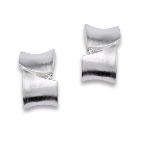 Fritsch Sterling Creolen 0.030ct Diamant A00024