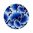 My imenso Insignia 33mm 33-1453 "Blue Sea Flower" (925/RHOD-PLATED)