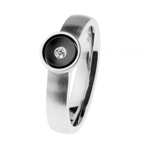 Ernstes Design Ring R522 mit Brillant