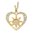 CrystALP Kette 42+5cm small Edelweiss Pendant 30306.CRY.G (23 x 25mm)