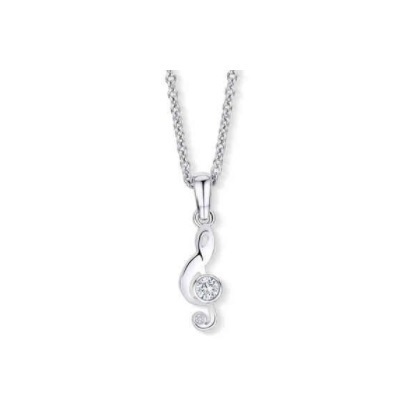 CrystALP necklace Treble Clef 30348.CRY.R (15mm)