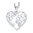 CrystALP necklace Earth Heart 30359.CRY.R (23mm)
