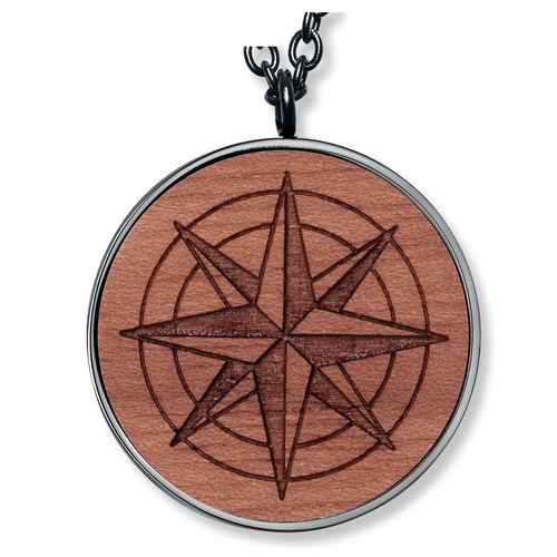 CrystALP Kette Wooden Compass 30436.W2.EGM.17