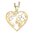 CrystALP necklace Earth Heart 30359.CRY.G (23mm)