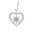 CrystALP necklace 42+5cm Mini Edelweiss Pendant 30440.SFL.R (15 x 16mm)