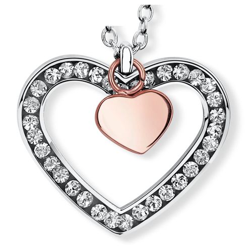 CrystALP necklace Inside Heart 30379.CRY.2TE