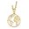 CrystALP necklace Wooden Globe pendant 30452.EG
