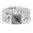 Buddha to Buddha Silver Bracelet "CHAIN BIG BLACK SPINEL" 156 Limited