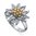 CrystALP Silber EXCLUSIVE Ring Edelweiss 50551.S