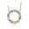 Sif Jakobs Silver Nacklace Antella Circolo SJ-C0163-XCZ-YG 41cm + 2,5cm