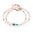 Coeur de Lion Armband 0950/30/0500 Princess Pearls Wrap Around roségold grün