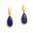 Bernd Wolf earrings "Venis" 24Karat Gold plated 15729236