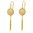 Bernd Wolf earrings "Sonnela" 24Karat Gold plated 1550000156
