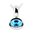 Fritsch Sterling Pendant 0.25ct Ice Blue Topas 00529-R