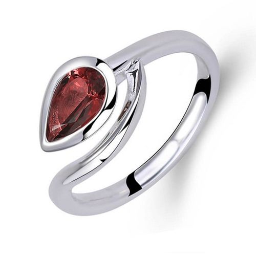 Fritsch Sterling Ring Red Granat D01050-R