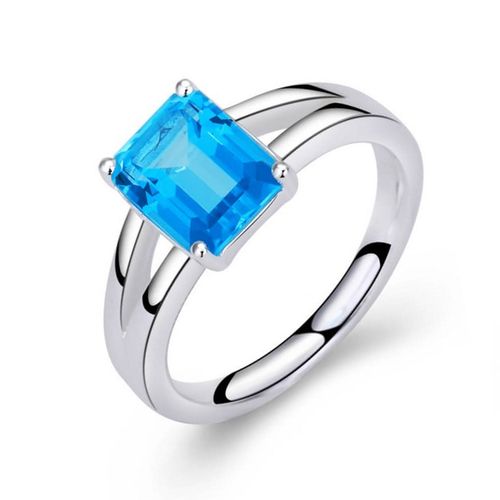 Fritsch Sterling Ring E01073-R Swiss Blue Topas 2,65ct
