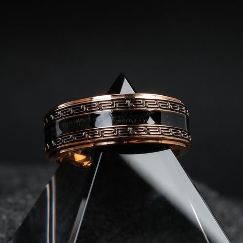 Holzkern Ring "Numerary" (Ahorn/Gold)