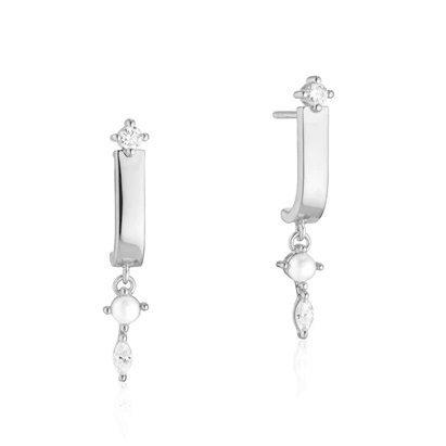 Sif Jakobs Silver earrings Adria Tre Pendolo SJ-E12240-PCZ