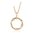 Sif Jakobs Silver Necklace Pendant Cetara SJ-P1068-CZ-YG 45cm