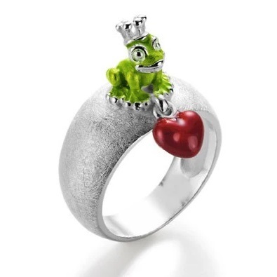 Heartbreaker Ring "Green Froggy" LD FG 13 GR