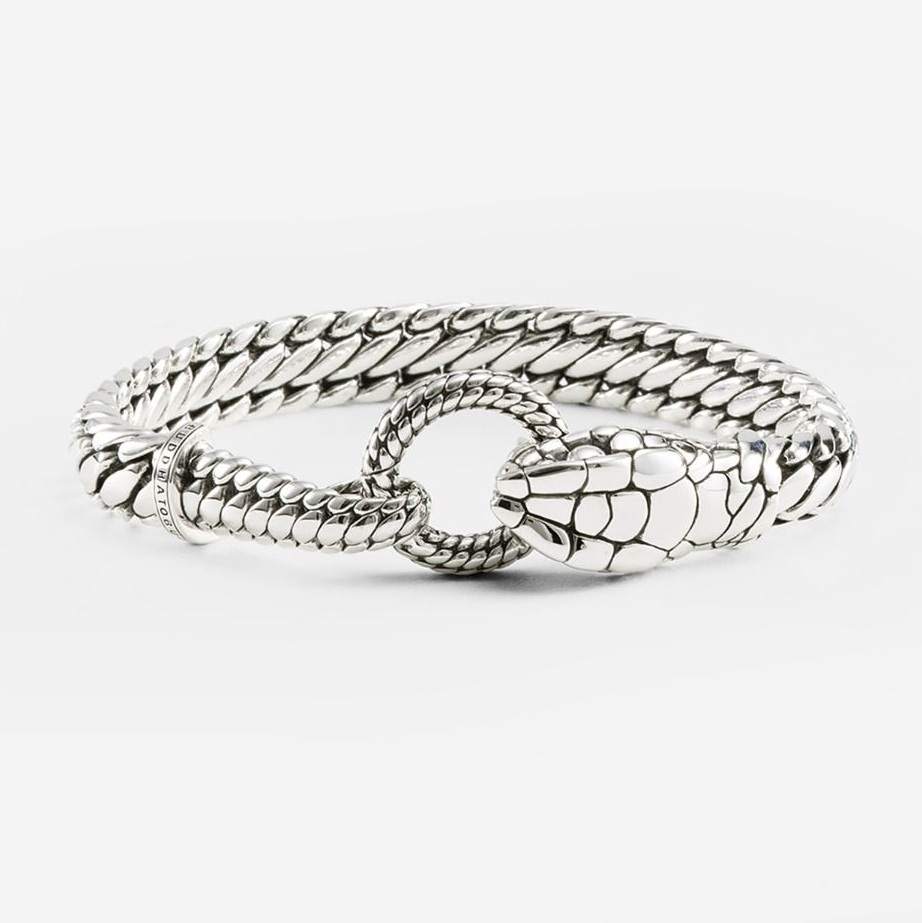 Buddha to Buddha Armband Silber "BEN XS SNAKE" J453 20 cm