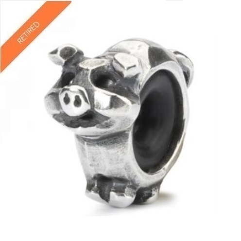 Trollbeads Spacer TAGBE-20178 "Glücksschweinchen" Trollbeads Spacer TAGBE-20178 "Glücksschweinchen"