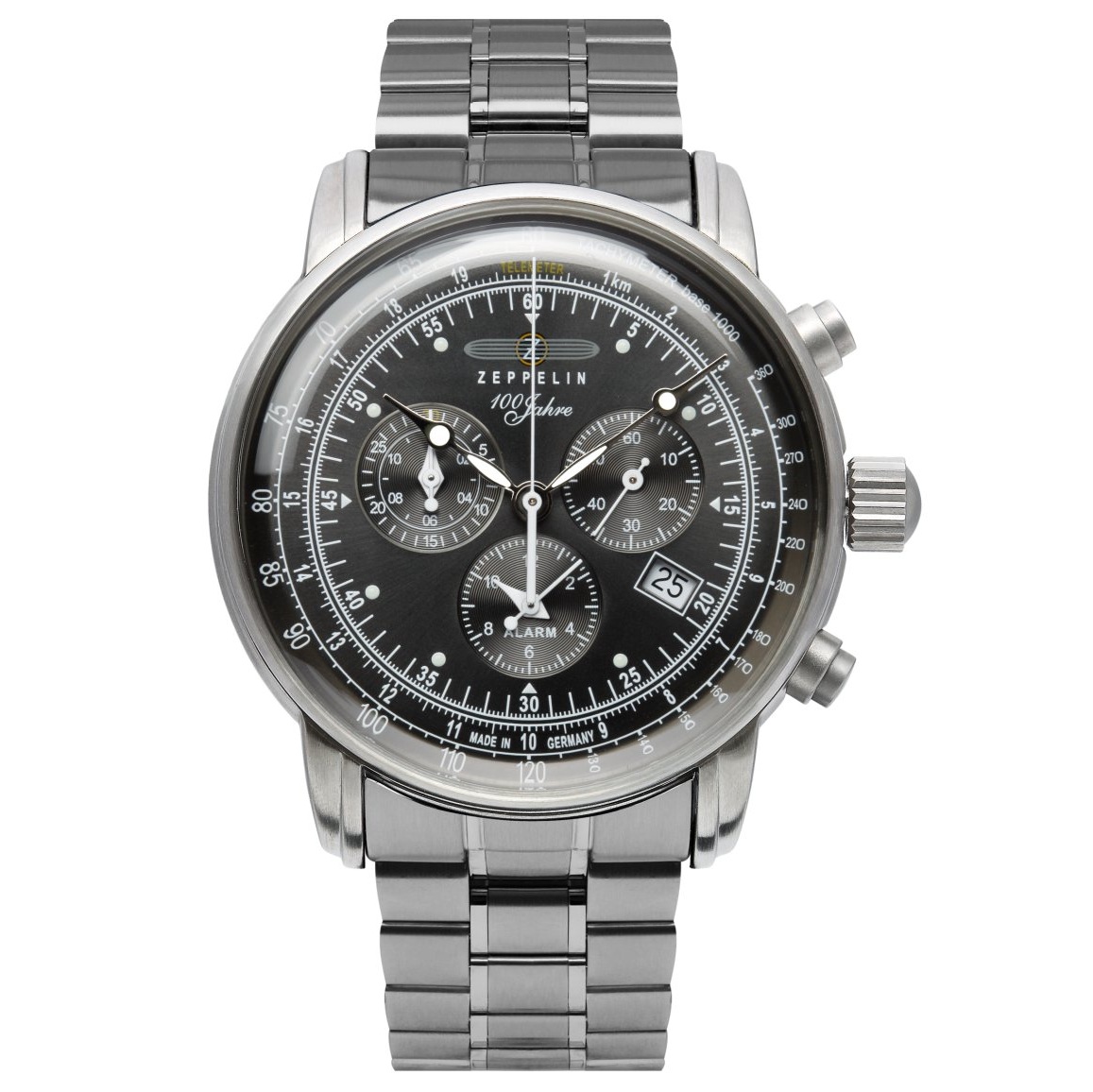 Zeppelin Quarz "100 Jahre Zeppelin" 7680MB2 Chronograph Made in Germany Kopie