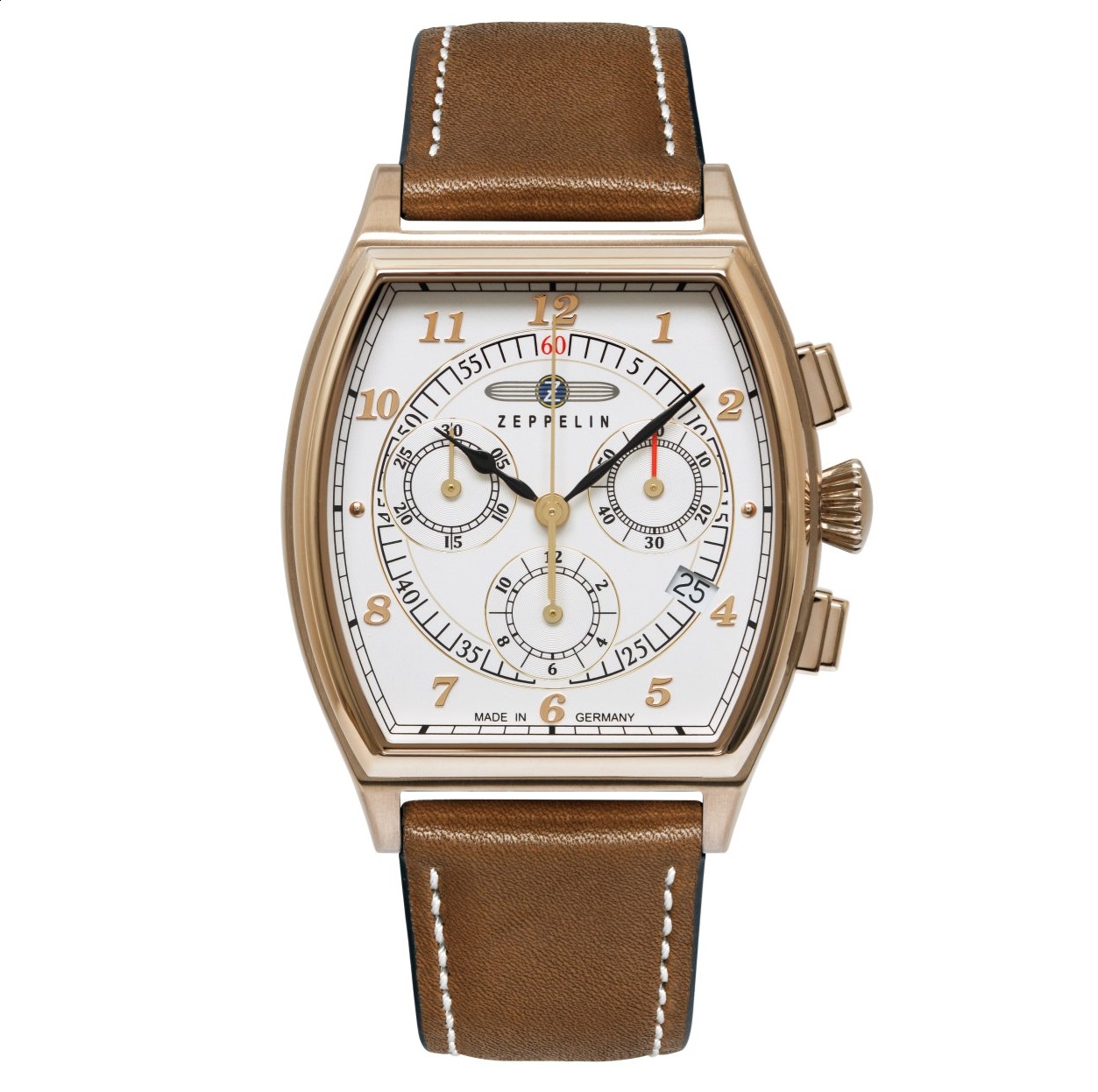 Zeppelin Quarz "Metropolis" 83865 Chronograph Made in Germany